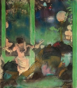 Edgar Degas œuvres - au café des ambassadeurs Edgar Degas